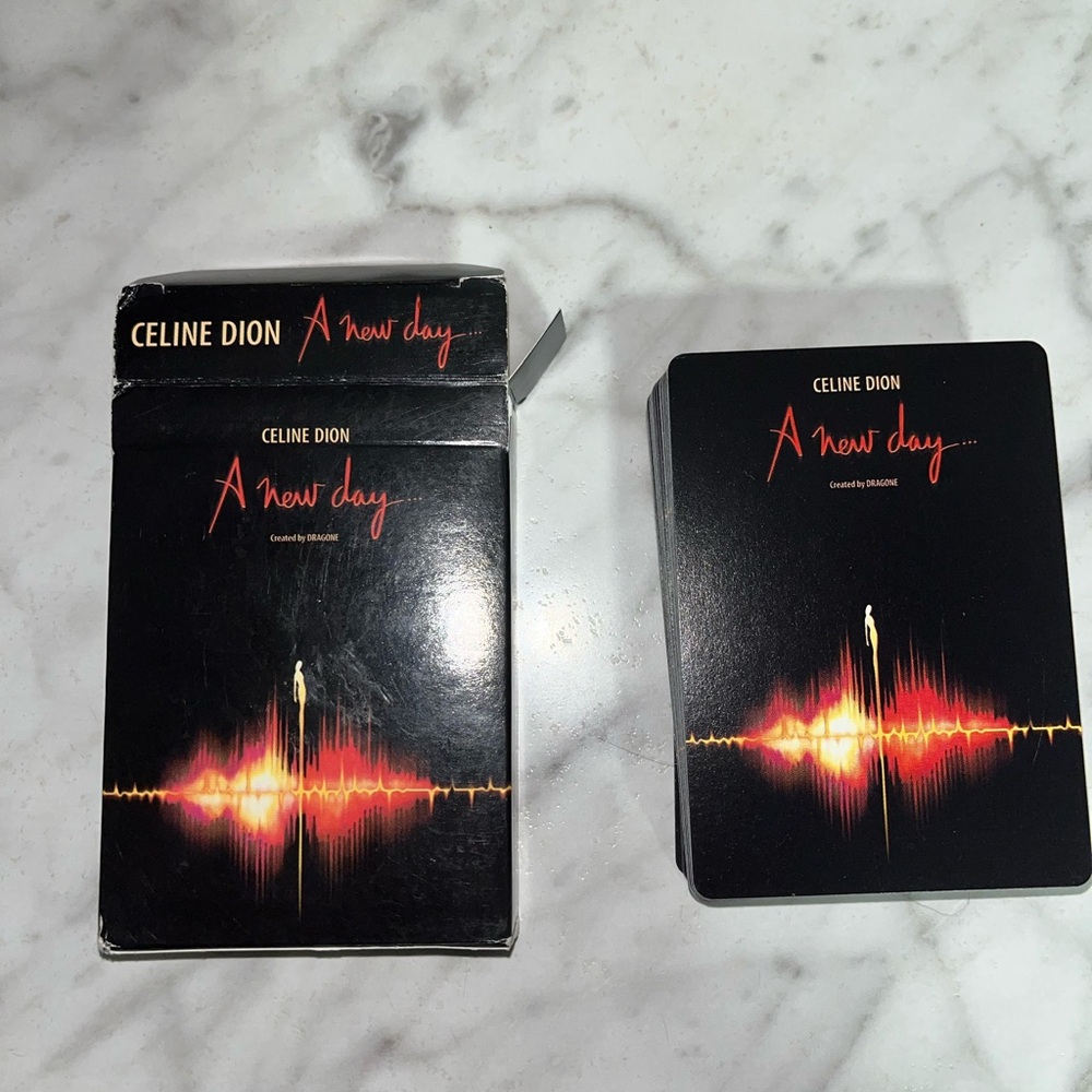 Celine Dion A New Day Playing Cards
